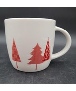 Starbucks Coffee Mug Christmas Gold Red Tree Tea Cup 2017 Collectible 14oz - $94.05 MXN