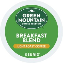 Green Mountain Breakfast Blend Coffee 24 to 144 Keurig K cup Pods Pick A... - £17.34 GBP+