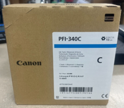 Canon, Ink Tank, PFI-340C, Cyan, 330ml (Warning, Read Description!!!) - $44.55