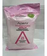 Almay Biodegradable Micellar Makeup Remover Cleansing Towelette 25ea Wipes - £3.13 GBP
