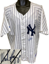 Wade Boggs signed New York Yankees Official MLB Authentic Russell Athlet... - £228.47 GBP