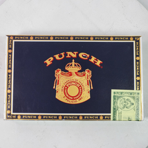 Punch Maduro Cigar Box 10x7x2&quot; Inch Tobacciana EMPTY Wood - $273.11 MXN