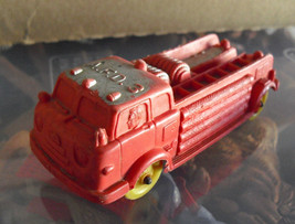 Vintage 1950s Auburn Rubber Red Firetruck AFD 3 LOOK - $18.81