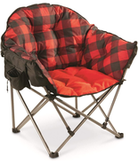 Oversized Padded Camping Chair Portable Folding 500 Lb Capacity Storage Bag - $174.83 CAD