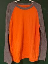 Boy's Orange/gray Starter Top Dri-Star Large 10-12 *Pre Owned* ccc1 - $9.99