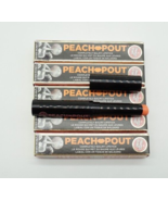 (LOT OF 5) NEW Soap &amp; Glory Peach Pout Balmy Lipstick .03 oz - Peach for... - £18.49 GBP