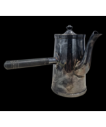 VTG Grand Silver Co Wear Brite Nickel Silver Straight Handle Chocolate Pot - $83.29 CAD
