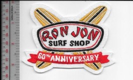 Vintage Surfing Florida Ron Jon Surf Shop 50th Anniversary Surfboards Patch - £7.86 GBP