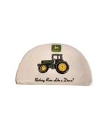 JOHN DEERE CERAMIC NAPKIN HOLDER &quot;NOTHING RUNS LIKE A DEERE&quot; OFFICIALLY ... - $9.73