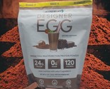 Designer Egg DUTCHED CHOCOLATE Whole Egg Protein Wellness Powder 12oz Ex... - $16.92