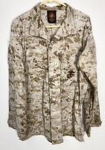 Marines USMC American Apparel Uniform Shirt Desert Camo Medium Regular - £18.21 GBP
