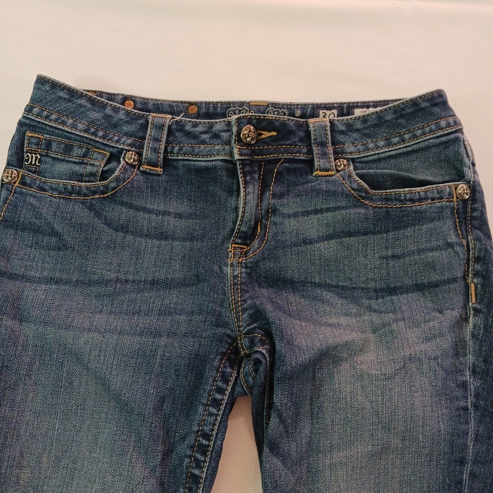 Miss Me MS5151S53 Women's Blue Cotton Mid-Rise Skinny Jeans Size 30 (30×32) Item image 3