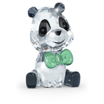 Authentic Swarovski Baby Animals Flushy The Panda Crystal Figurine - £63.53 GBP