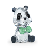 Authentic Swarovski Baby Animals Flushy The Panda Crystal Figurine - £62.17 GBP