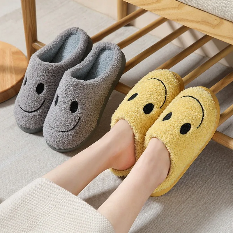 House Home Winter New Kawaii Cartoon Ladies House Fur Slippers Indoor Couples Be - £20.09 GBP