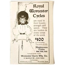 Royal Worcester Bicycle 1897 Advertisement Victorian Middletown Bikes AD... - $19.99
