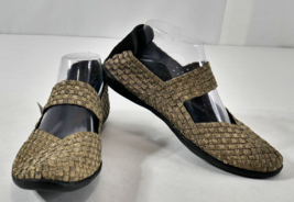 Bernie Mev Cuddly Slip On Mary Jane Shoes  Bronze Womens Size EU 40  US ... - $46.74
