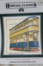 Heritage Classics Birmingham Corp Tram Cross Stitch Pattern Chart - $12.43