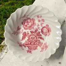 Royal Staffordshire Charlotte Pink Clarice Cliff Berry Bowl Flower Baske... - £4.40 GBP