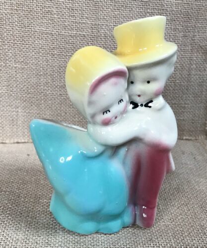 Primary image for Vintage Shawnee Sweet Dickens Style Children Couple Planter Hand Painted
