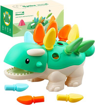 Motor Skills Learning Dinosaur for Toddlers Montessori Sensory Toy Chistmas gift - £6.06 GBP