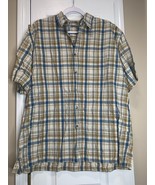 Vtg Men’s Aeropostale Button Up 100% Cotton Plaid Size L - $13.60 CAD