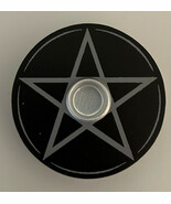 Black Round Pentagram Chime (Mini) Candle Holder! - $6.65 CAD