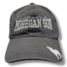 Mohegan Sun Hat Strap Back Hat A World At Play Embroidered Embroidery Un... - £25.39 GBP