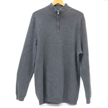 Pullover Knit Sweater 1/4 Zip Long Sleeve Eddie Bauer Mens XL Jumper 100... - £14.86 GBP