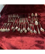 34 Piecs Rogers Community Silverplate Flatware EXCELLENT - £32.05 GBP