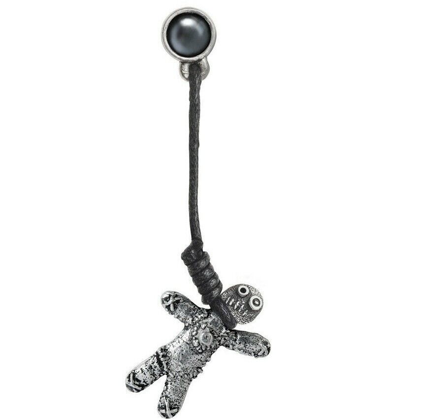 Primary image for Alchemy Gothic Voodoo Doll on a Noose Single Hanging Earring E408 Witchy Magick