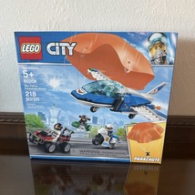 60208 SKY POLICE PARACHUTE ARREST Jet Airplane LEGO Set City Town Legos NEW - $52.42
