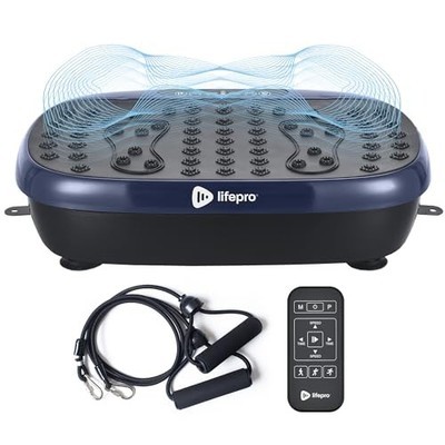Lifepro Hexaplate Lite Travel Vibrating Exercise Fitness Board  W Remote... - $42.05