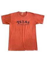 TEXAS SOS From Texas Short Sleeve Crew Neck Cotton TShirt Orange MEDIUM ... - $14.84