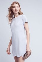 New Anthropologie Ruenna Scalloped Mini Dress by Shoshanna Size 2 $350 L... - $72.00