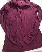 Athleta Pullover Hoodie Sz XXS Purple Plum Women’s Long Sleeve - £11.77 GBP