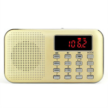Am / Fm Radio Mp3 Music Player Tf Microsd Card Media Portable Speaker - £25.30 GBP