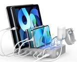 Premium 6-Port Usb Charging Station Organizer For Multiple Devices, 6 Sh... - $68.99