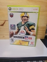 Madden NFL 09 (Microsoft Xbox 360, 2008) With Manual Tested Works  - $8.90