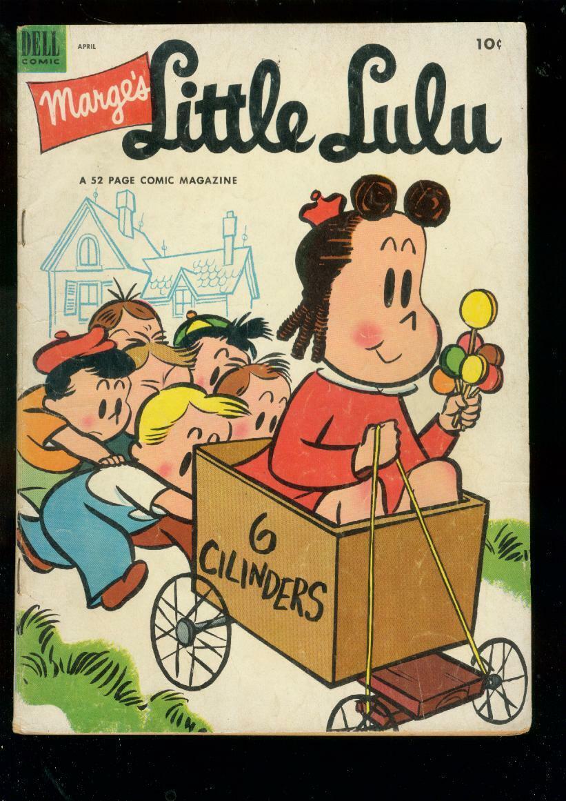 Primary image for MARGE'S LITTLE LULU #58 1953-DELL COMICS-LOLLIPOP COVER VG