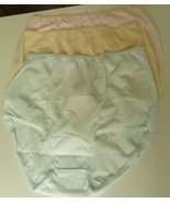 3 Dixie Belle by Velrose Full cut Briefs Style 719 Size 7 Pink Blue Beige - £19.71 GBP