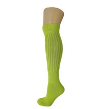 AWS/American Made Cotton Slouch Boot Socks Shoe Size 5 to 10 (Almond Green 1 Pai - £7.02 GBP