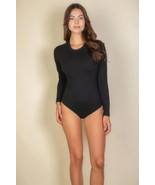 Solid Long Sleeve Round Neck Bodysuit - $21.25 CAD