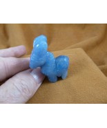 Y-BUR-578 little BLUE Dumortierite BURRO donkey mule gemstone FIGURINE s... - $13.99