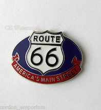 Route 66 America&#39;s Main Street Usa United States Of America Pin Badge 1.1 Inches - £4.50 GBP
