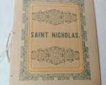 1847 Saint Nicholas Santa Claus Twas the Night Before Christmas Facsimile - $29.65