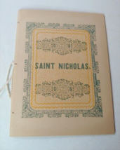 1847 Saint Nicholas Santa Claus Twas the Night Before Christmas Facsimile - £23.23 GBP