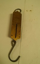Antique Brass CHATILLON No. 2 Spring Scale 50 lb Hanging Hook Scale New ... - $652.21 MXN