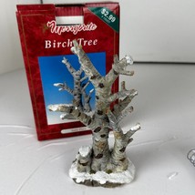 Winter Birch Tree Merrybrite Village Accessory Christmas Village #155257 - $9.46