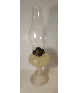 Vaseline Glass Kerosene Lamp Alva - It Glows - $250.00